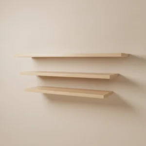 Wooden Floating Wall Shelves Set