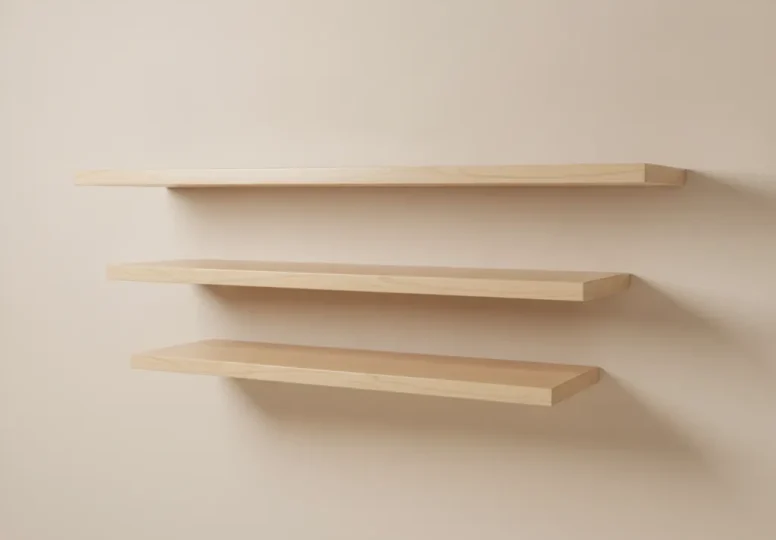 Wooden Floating Wall Shelves Set